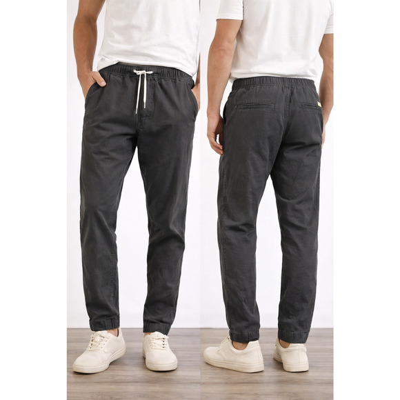 Vuori Other - Vuori Jogger Pants Mens M Gray Elastic Waist Drawstring Athleisure Stretch